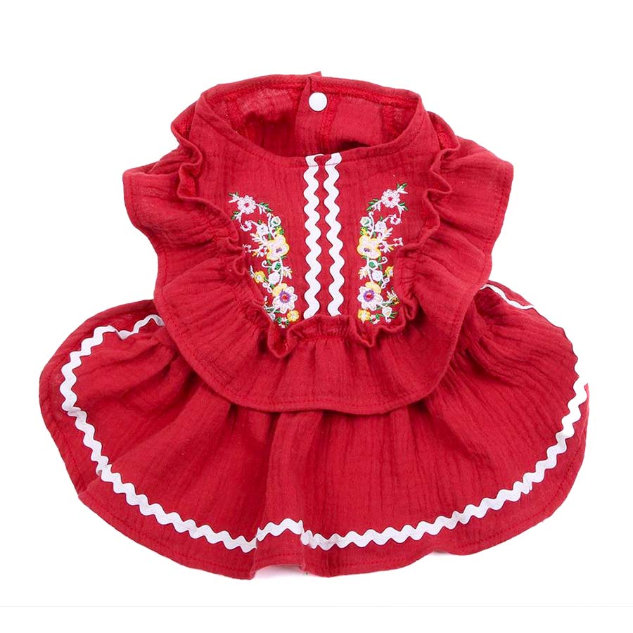 Fiesta Dog Dress - Traditional Mexican Dog Clothing – they made me wear it