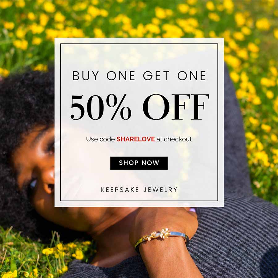 Buy One, Get One 50% off all Personalized Cremation Keepsake Jewelry to safely store the ashes of a loved one from online keepsake jewelry shop they made me wear it.