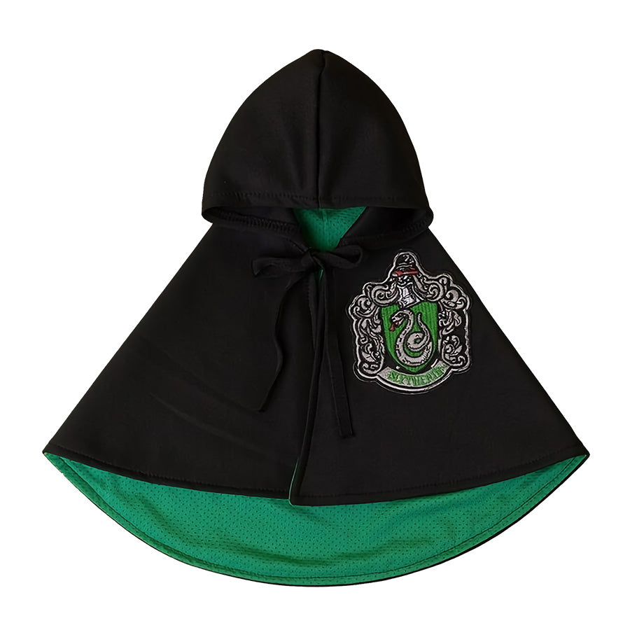 Harry Pupper Slytherhound Dog Costume - Magical Dog Cloak Ensemble for Halloween from online dog costume shop they made me wear it.
