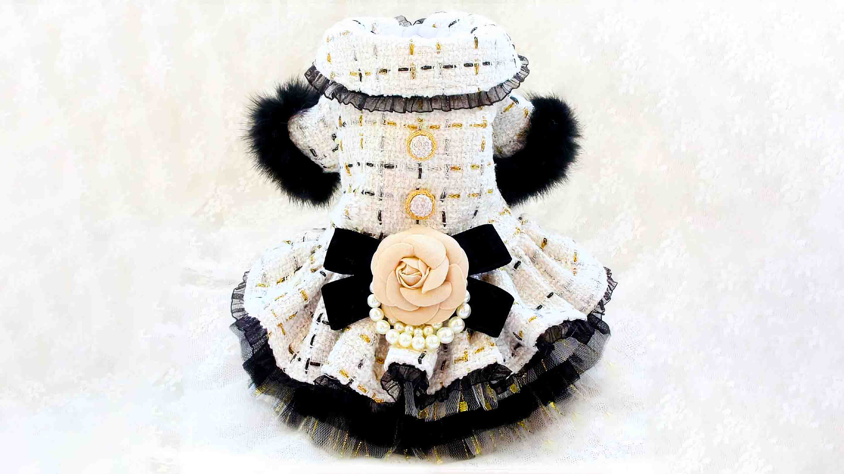 Coco chanel hotsell dog clothes