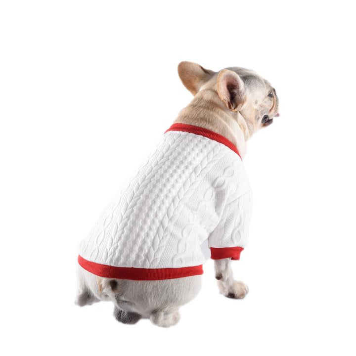 Chunky Cable-Knit Dog Sweater