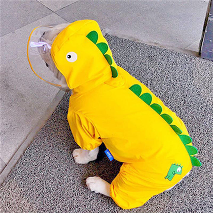 Dinosaur Doggy Raincoat