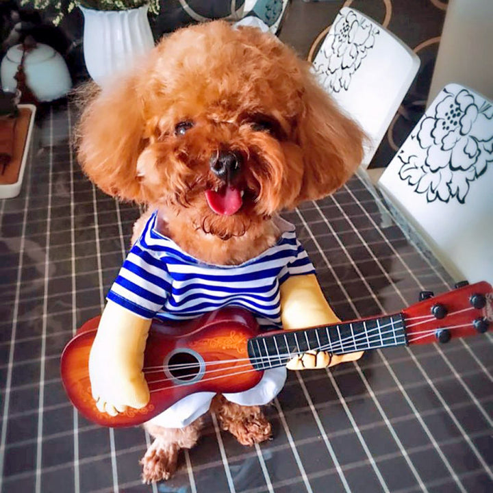 Guitarist Dog Costume