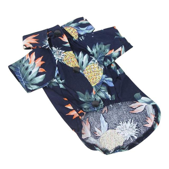 Pineapple Hawaiian Dog Shirt