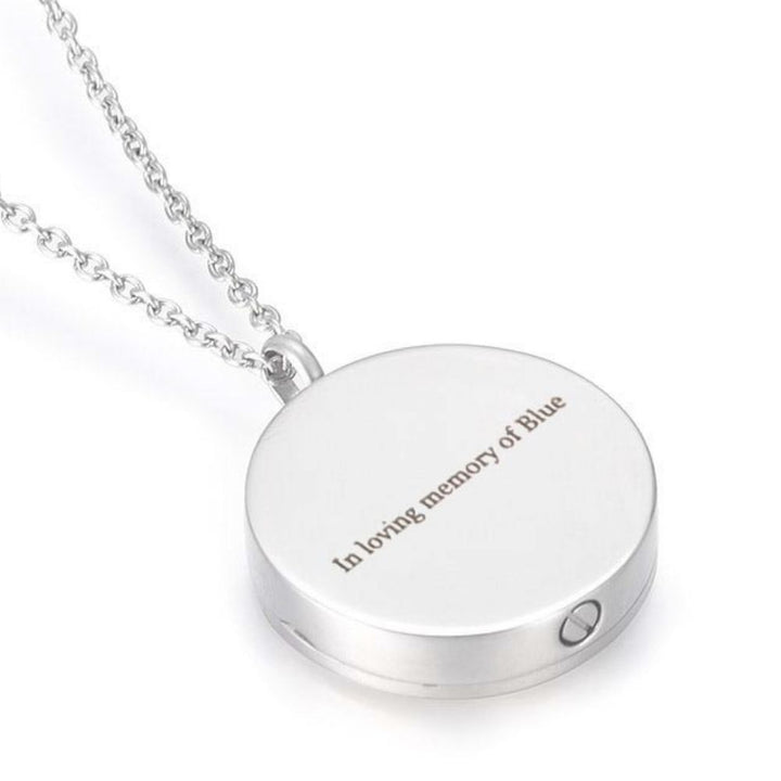 Beautiful silver Cat Memorial Locket is the perfect bereavement gift for family and friends who want a cremation locket to hold a small amount of pet ashes to remember their cat who crossed over the rainbow bridge. The locket can also be used as an aromatherapy essential oil diffuser as it comes with 12 free felt pads. Free engraving available from online boutique they made me wear it.