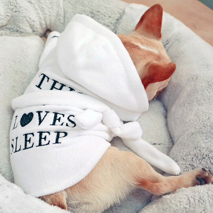 This Dog Loves Sleep Bathrobe