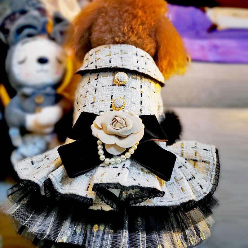 Vintage Tweed Dog Dress - Luxury Dog Apparel – they made me wear it